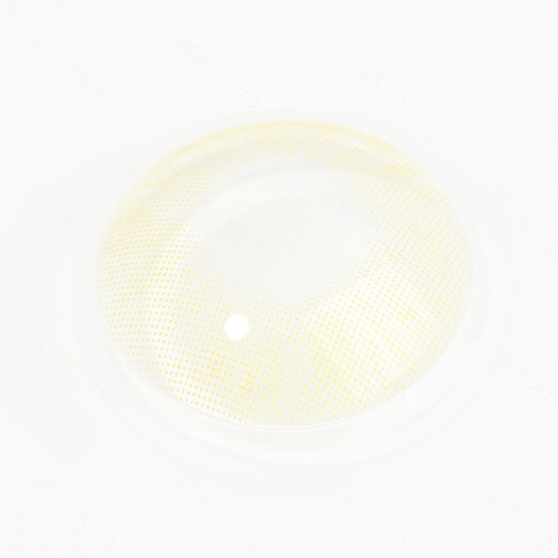 Hidrocor Crystal Yellow Colored Contacts (U.S. Stock)