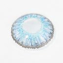 3 tone brilliant blue colored contacts with real shot