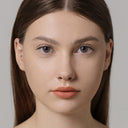 modelwearingelite lavender gray colored contacts