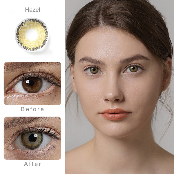 Premium Hazel Colored Contacts