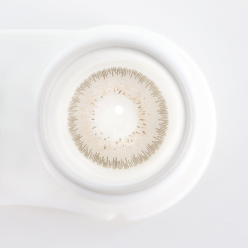 bellalens gray beige colored contacts with real shot