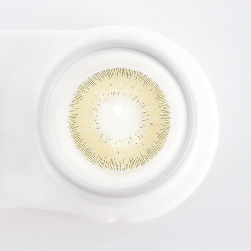 bellalens silky gold colored contacts with real shot