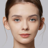 modelwearingocean sky gray colored contacts