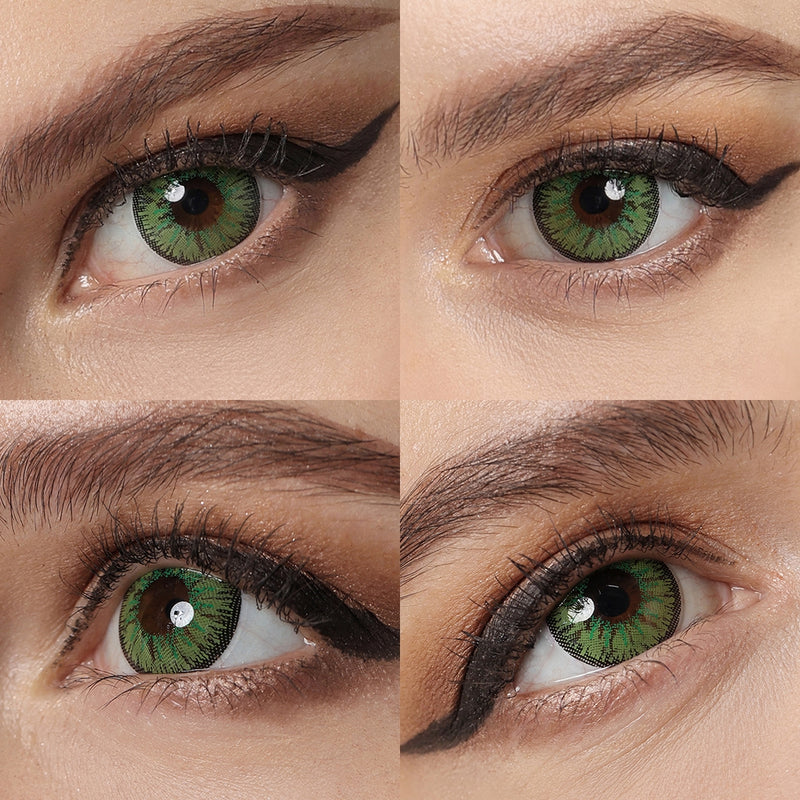 Nonno Forest Green Colored Contacts (U.S. Stock)