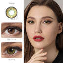 Nonno Hazel Yellow Colored Contacts