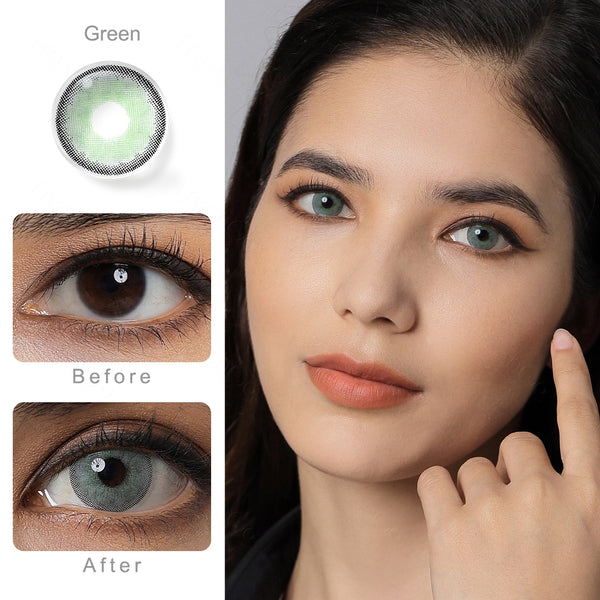 Sono Green Colored Contacts