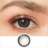 Satin Gray Colored Contacts