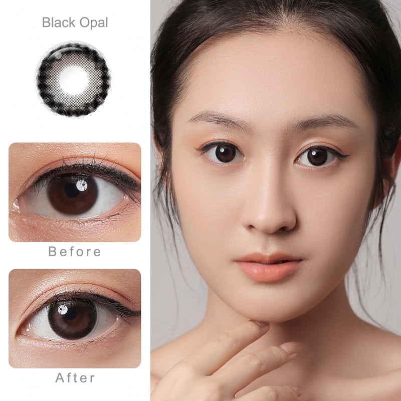Black Opal Colored Contacts
