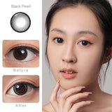 Black Pearl Colored Contacts