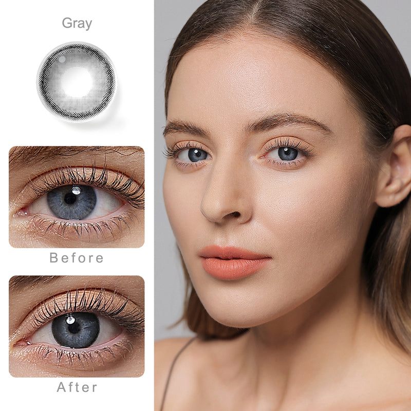 Roze Airy Gray Colored Contacts