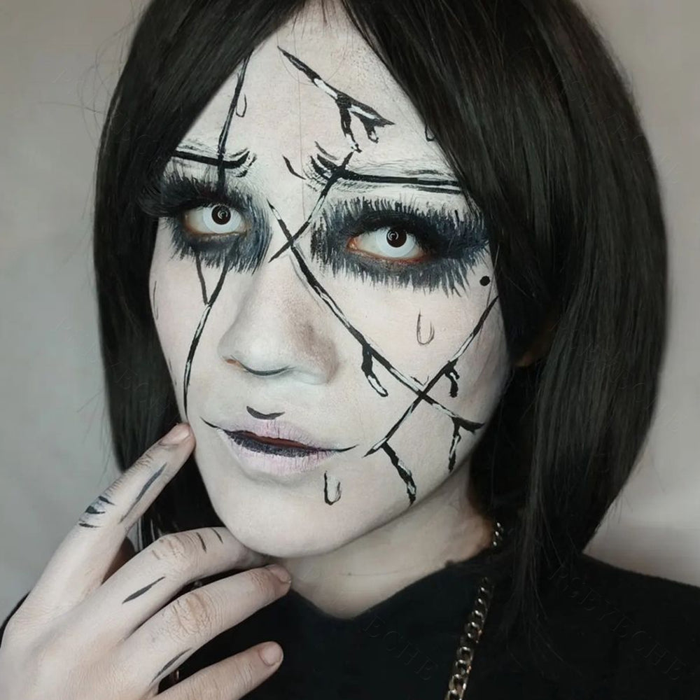 Whiteout Crazy Contacts | White Out Contacts for Cosplay