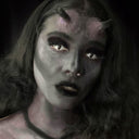 White Cat Eye Halloween Contacts