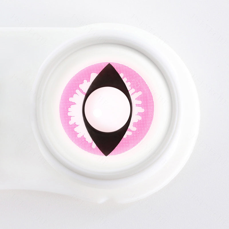 Pink Cat Eyes Contact Lenses