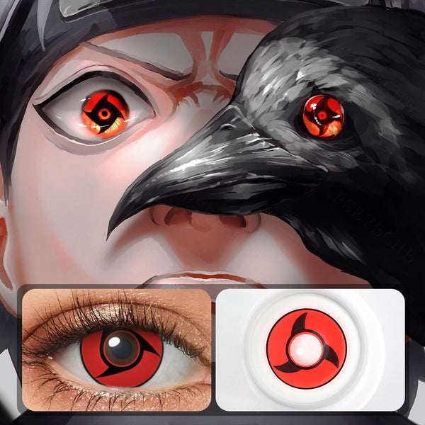 Mangekyou Sharingan Halloween Contacts for Naruto Itachi