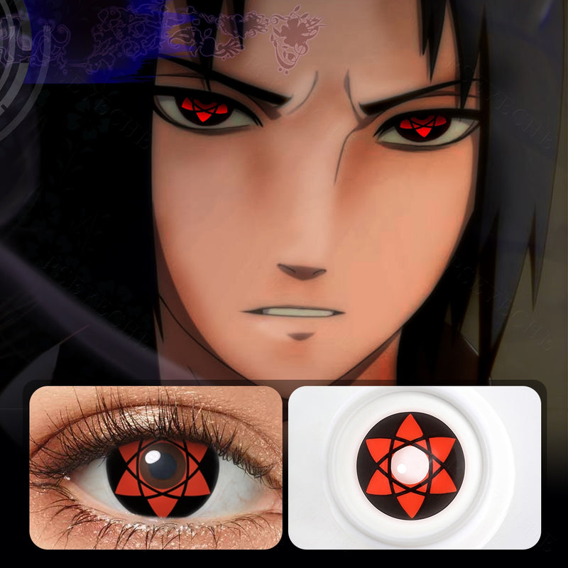 Mangekyou Sharingan Halloween Contacts for Naruto