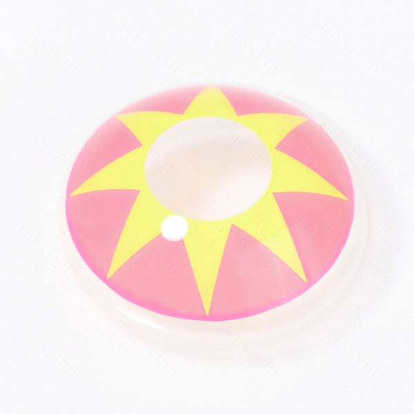 Pink Star Halloween Contacts