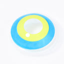 Blue and Yellow Circle Halloween Contacts
