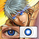 Glamor Blue Halloween Contacts